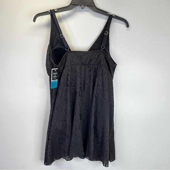 Swim Solutions Tummy Control Swim dress black - 18W - Picture 7 of 13